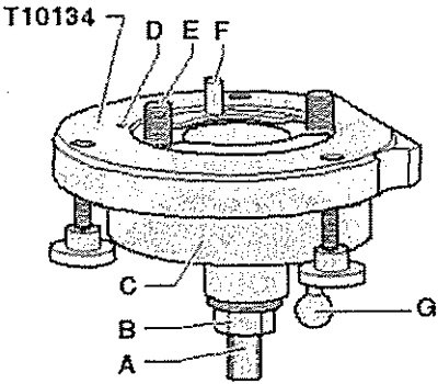 Монтаж приспособления -Т10134-
