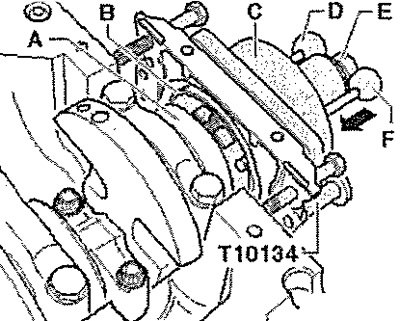 Затянуть оба винта с внутренним шестигранником монтажного приспособления. Накручивать гайку -Е- на…