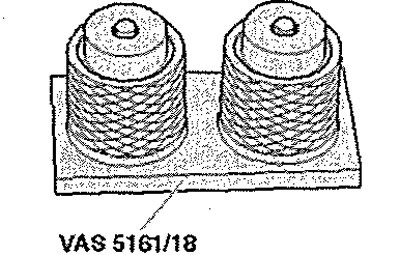 Надавить на монтажный патрон -VAS 5161/8- с…