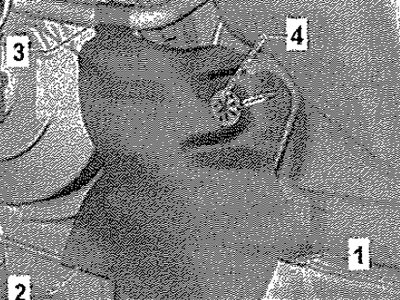 Снять корпус воздушного фильтра в сборе, если он…
