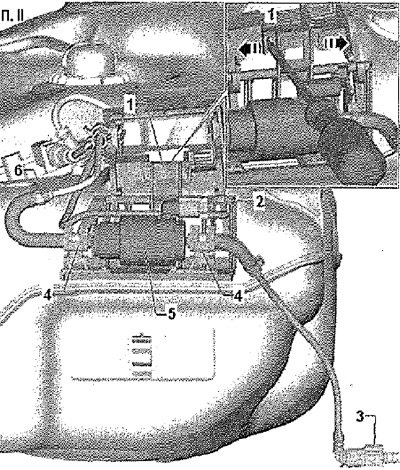Снятие и установка дозирующего насоса -V54-