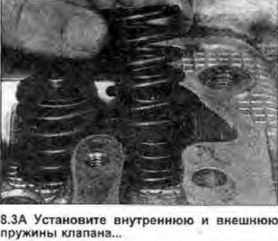 3. Разместите внутреннюю и внешнюю пружины на их…