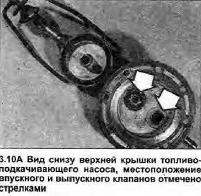 10. Проверьте клапаны с обратной стороны верхней…