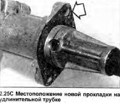 g) Установите новую прокладку с обратной стороны…