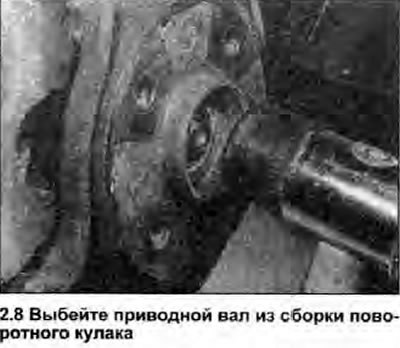 8. Резко дерните поворотный кулак на себя, чтобы…