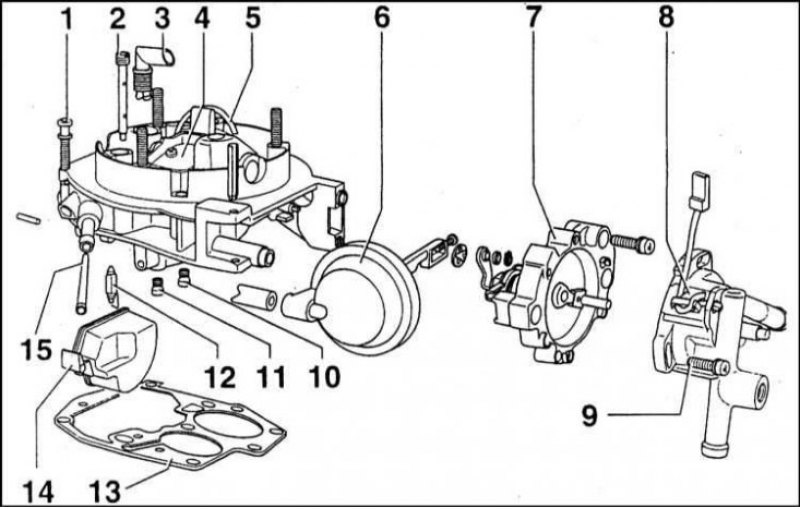 Ремонт карбюраторной топливной системы автомобилей Шкода Фелиция 1 (1 .