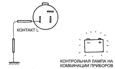 7. Соедините контакт L с массой. При этом…