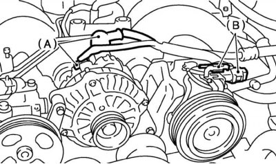 А - Разъем компрессора К/В
