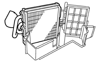 4. Извлеките теплообменник.