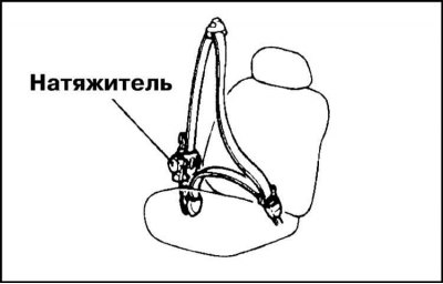 На некоторых моделях ремни безопасности передних…