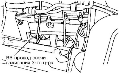 ВВ провод свечи зажигания третьего цилиндра