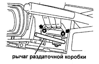 1 - Кнопка; 2 - Чехол; 3 - Панель отделки консоли