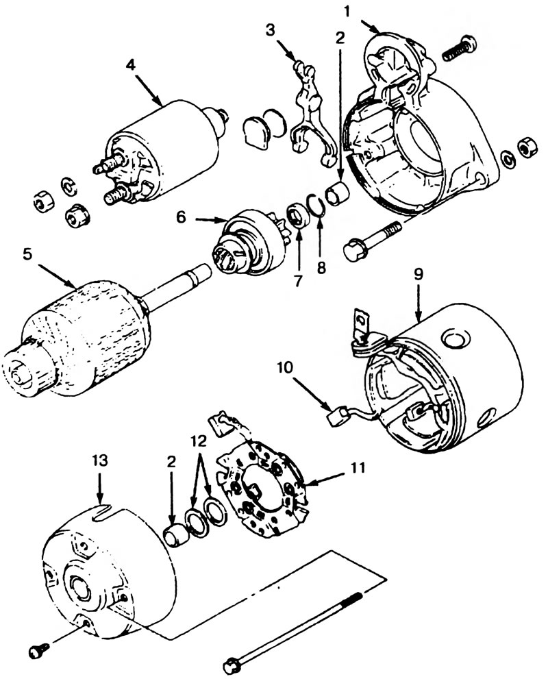 Рис. 2.135 б. Стартер (механическая коробка…