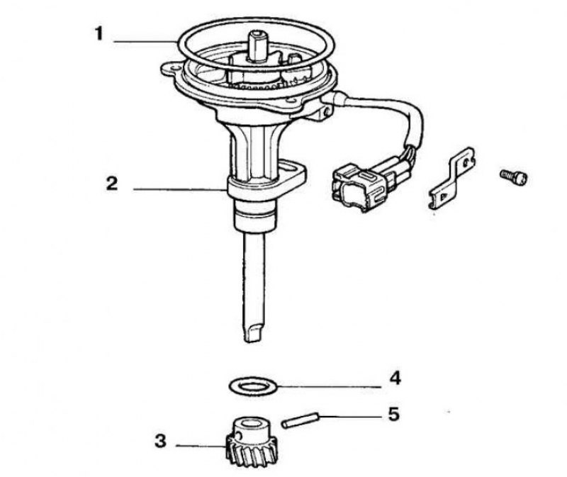 Распределитель зажигания тойота. Ротор распределителя зажигания. Тойота Лэндкрузер 80 уплотнение распределителя зажигания. Метка трамблера Дамас.
