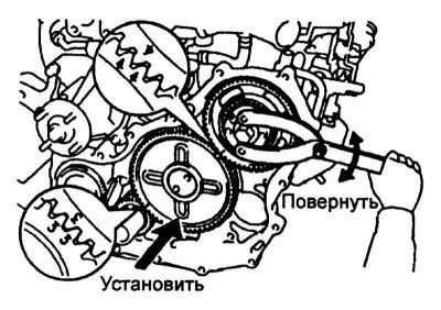 2. Для установки промежуточного зубчатого колеса…