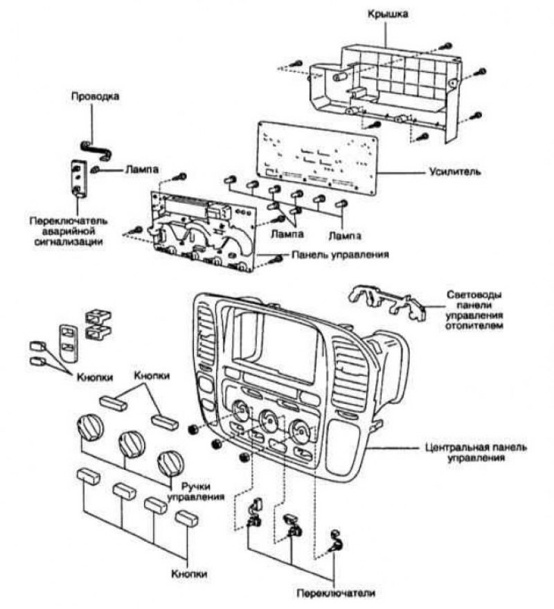 Схема кондиционера тойота ленд крузер 100