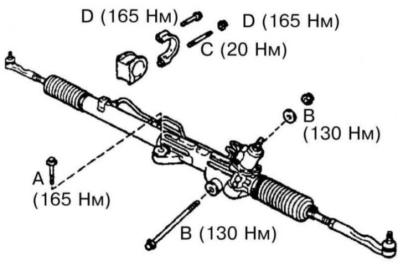 Рулевая рейка тойота схема. Схема рулевой рейки Тойота ленд Крузер 100. Ленд Крузер 100 рулевая колонка схема. Крепление рулевой рейки ленд Крузер 100. Toyota lc100 рулевой механизм.