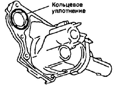 а) Установите новое кольцевое уплотнение на…