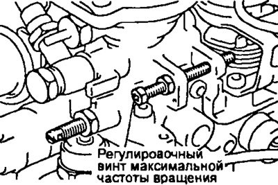 в) Отрегулируйте объем впрыскиваемого топлива…