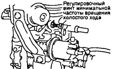 в) Отрегулируйте подачу впрыскиваемого топлива на…