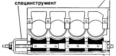 б) Используя съемник, извлеките подшипники…