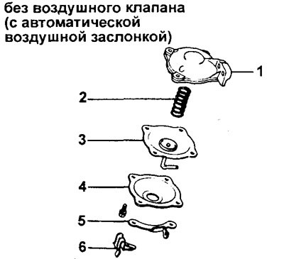 Соберите пневмопривод дроссельной заслонки…