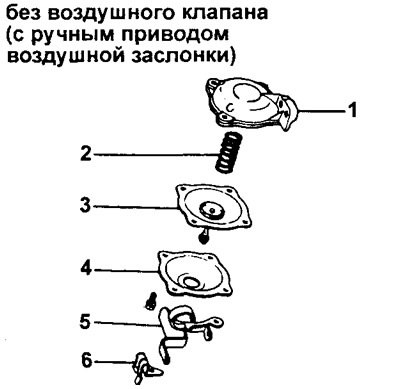 Соберите пневмопривод дроссельной заслонки…
