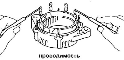 1. При помощи омметра проверьте все катушки…
