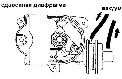 Если вакуумный регулятор не работает, замените…