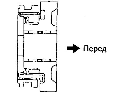 Примечание: Устанавливать пружины под сухари…