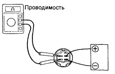 б) проверьте наличие проводимости между клеммами…