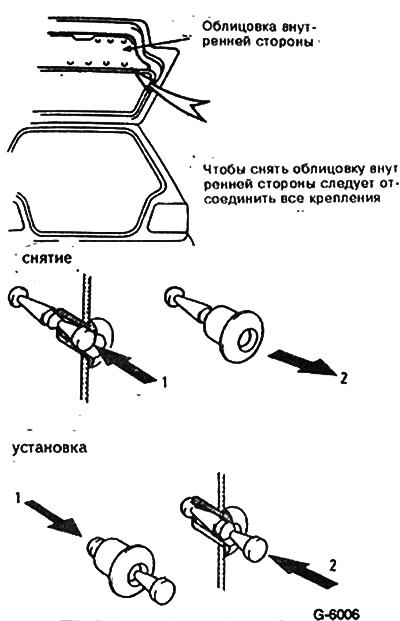 Очиститель заднего стекла. Снять обивку двери…
