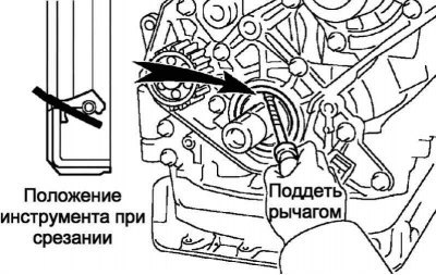 Рис. 2.382. Извлечение сальника