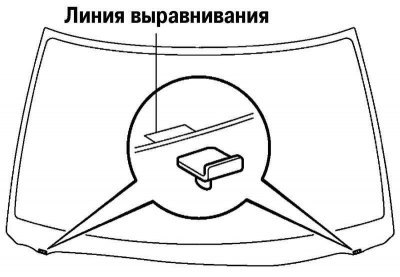 Рис. 8.28. Установка нижних фиксаторов стекла