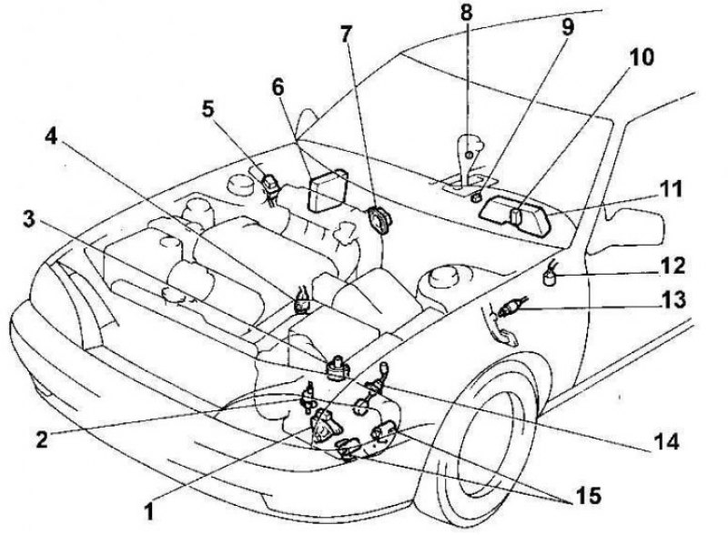 Датчики тойота камри. Датчики Камри 40 расположение. Расположение датчиков на двигателе Тойота Камри 40. Расположение датчиков Тойота Камри 40. Схема датчиков двигателя Тойота Камри 40.
