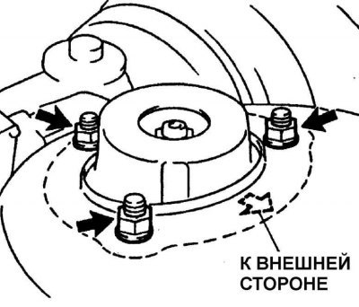 11. На моделях с 1992 по 1994 год поверните…