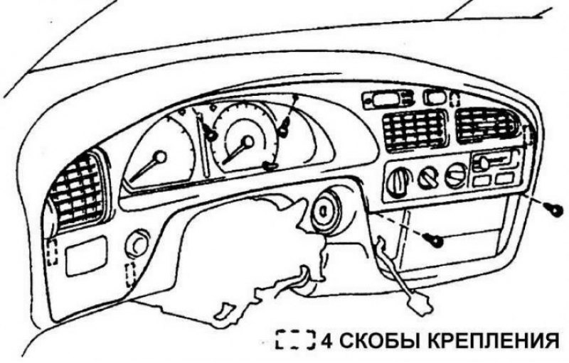 1. Снимите провод массы с аккумулятора.