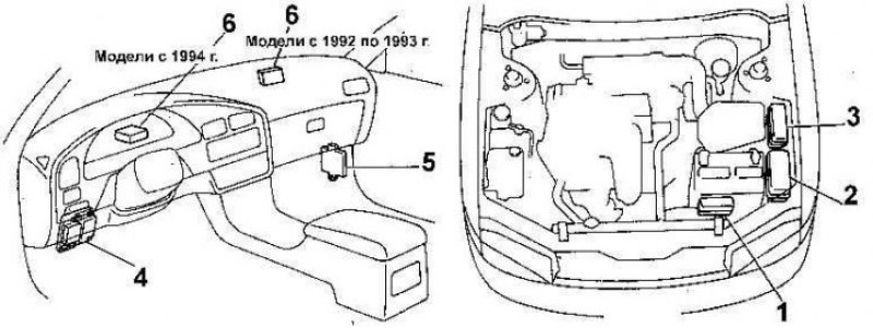 Тойота камри где находится. Реле топливного насоса Камри 40 2.4. Тойота Camry 2003 реле топливного насоса. Реле габаритов Тойота Камри 40 кузов. Реле стеклоподъемников Тойота Камри 1992 года.
