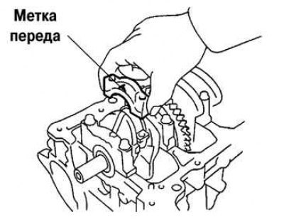 Рис. 2.97. Снятие крышки шатуна