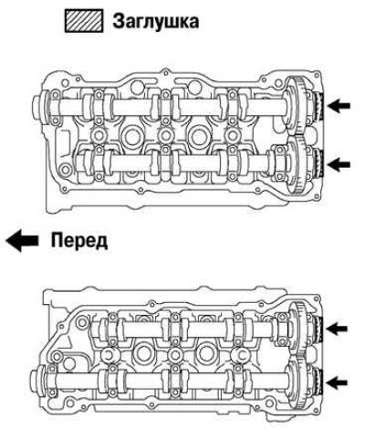 Рис. 2.308. Места установки сегментных заглушек