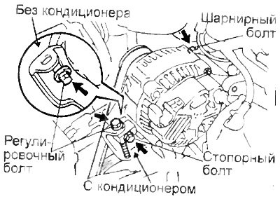г) Ослабьте стопорный болт (модели с…