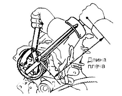 Момент затяжки — 54 Нм