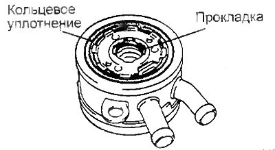 б) Установите новое кольцевое уплотнение и…