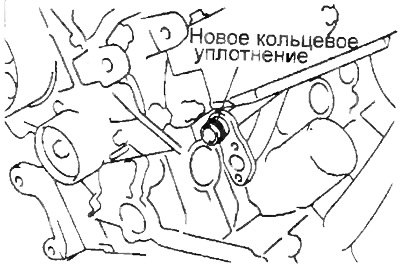 Снятие и установка насоса охлаждающей жидкости…