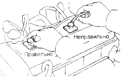 б) Работайте аккуратно с высоковольтными…