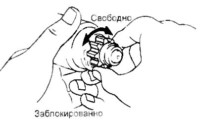 Проверьте, что шестерня привода вращается по…