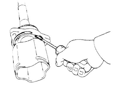 б) (4S-FE, 3S-FE (2WD)) С помощью отвертки,…
