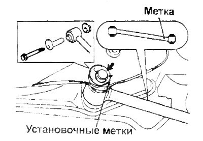 а) Нанесите установочные метки на втулку…