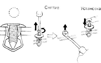 Если при креплении деталей используются держатели…