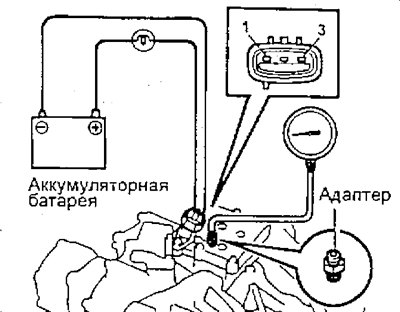 подсоедините лампу 24 Вт, как показано на рисунке.